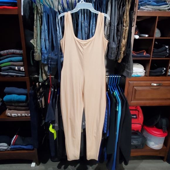 Deliano Miami 🌴 Body Suit full length Flesh Color Size XL 👌 L👀K 🌴 STRETCHY - Picture 4 of 11